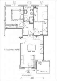 Appartamento 1,5 camere in venditaReggio Emilia - S. Croce